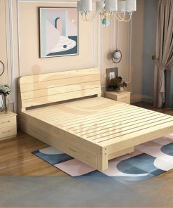 Beautiful and durable natural pine bed